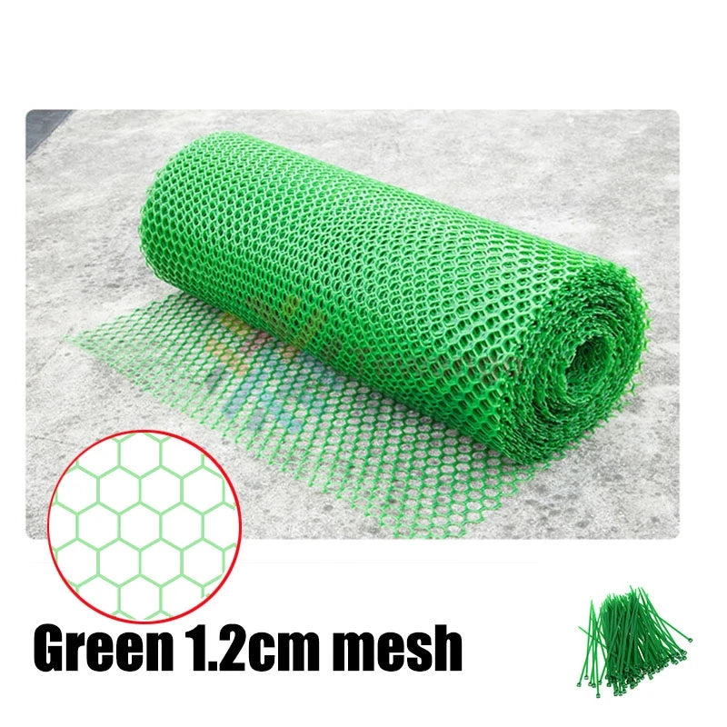 Tewango Anti-Falling Network For Cat Pet Balcony Safety Fence DIY Plastic Mesh Net Stairs Protection 0.8/1.2/1.8cm Grid