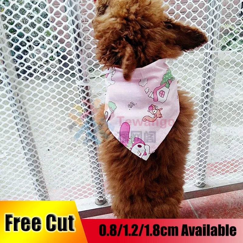 Tewango Anti-Falling Network For Cat Pet Balcony Safety Fence DIY Plastic Mesh Net Stairs Protection 0.8/1.2/1.8cm Grid