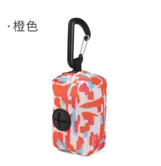 강아지 배변패드 Dog Poop Bag Carrier Portable Pet Waste Bag Dispenser Hangingable for Dogs Walking Garbage Bags Dispensers Pet Supplies