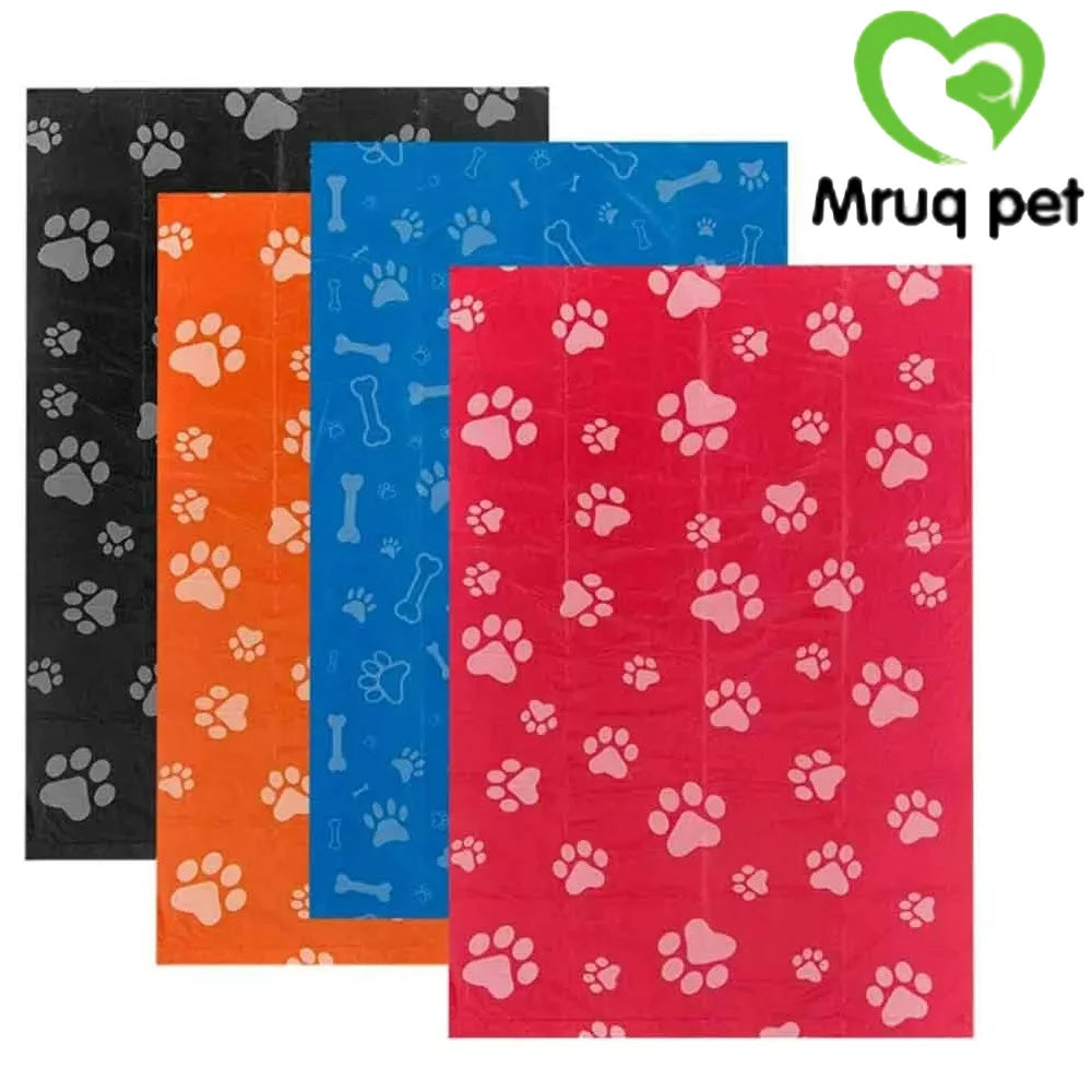 20/30PCS Pet Poop Bag Outdoor Dog Pick-up Bag Solid Color Garbage Bag For Dogs and Cats Portable Pet Clean Dog Trash Bag