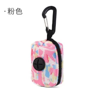 강아지 배변패드 Dog Poop Bag Carrier Portable Pet Waste Bag Dispenser Hangingable for Dogs Walking Garbage Bags Dispensers Pet Supplies