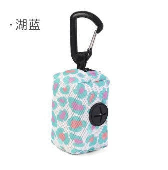 강아지 배변패드 Dog Poop Bag Carrier Portable Pet Waste Bag Dispenser Hangingable for Dogs Walking Garbage Bags Dispensers Pet Supplies