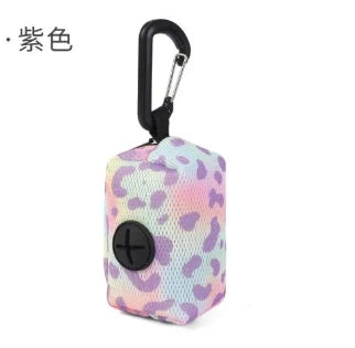 강아지 배변패드 Dog Poop Bag Carrier Portable Pet Waste Bag Dispenser Hangingable for Dogs Walking Garbage Bags Dispensers Pet Supplies