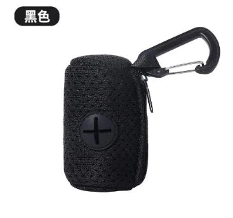 강아지 배변패드 Dog Poop Bag Carrier Portable Pet Waste Bag Dispenser Hangingable for Dogs Walking Garbage Bags Dispensers Pet Supplies