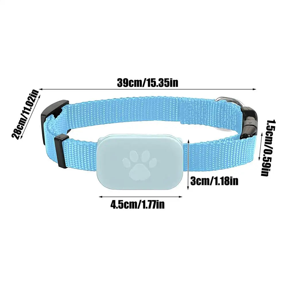 Pet GPS Trackers with Adjustable Collar No Subscription Dog & Cat Locator Long-Lasting Battery Puppy Kitten Locate Supplies