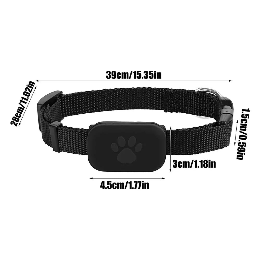 Pet GPS Trackers with Adjustable Collar No Subscription Dog & Cat Locator Long-Lasting Battery Puppy Kitten Locate Supplies